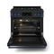 36 Inch Professional Gas Range With Tilt Panel Touch Control In Black/navy Blue Gordon Ramsay Series