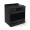 36 Inch Professional Lp Range With Tilt Panel Touch Control In Black/navy Blue| Gordon Ramsay Series
