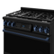 36 Inch Professional Lp Range With Tilt Panel Touch Control In Black/navy Blue| Gordon Ramsay Series