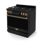 36 Inch Professional Lp Range With Tilt Panel Touch Control In Black/bronze Gordon Ramsay Series