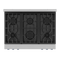 36 Inch Professional Gas Range With Tilt Panel Touch Control In Stainless Steel/navy Blue| Gordon Ramsay Series