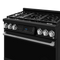 36 Inch Professional Gas Range With Tilt Panel Touch Control In Black/stainless Steel Gordon Ramsay Series