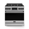 36 Inch Professional Lp Range With Tilt Panel Touch Control In Stainless Steel/black Gordon Ramsay Series
