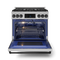 36 Inch Professional Lp Range With Tilt Panel Touch Control In Stainless Steel/black Gordon Ramsay Series