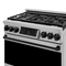 36 Inch Professional Lp Range With Tilt Panel Touch Control In Stainless Steel/black Gordon Ramsay Series