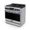 36 Inch Professional Lp Range With Tilt Panel Touch Control In Stainless Steel/navy Blue| Gordon Ramsay Series