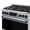 36 Inch Professional Lp Range With Tilt Panel Touch Control In Stainless Steel/navy Blue| Gordon Ramsay Series