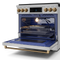 36 Inch Professional Lp Range With Tilt Panel Touch Control In Stainless Steel/bronze Gordon Ramsay Series