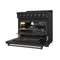 36 Inch Professional Gas Range With Precision Knob Control In Black Gordon Ramsay Series
