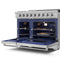48 Inch Professional Gas Range With Pro-style Knobs In Stainless Steel Gordon Ramsay Series