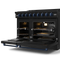 48 Inch Professional Gas Range With Pro-style Knobs In Black/blue Gordon Ramsay Series