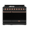 48 Inch Professional Lp Range With Pro-style Knobs In Black/rose Gold Gordon Ramsay Series