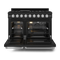 48 Inch Professional Lp Range With Pro-style Knobs In Black/stainless Steel Gordon Ramsay Series