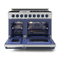 48 Inch Professional Gas Range With Pro-style Knobs In Stainless Steel/blue Gordon Ramsay Series