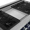 48 Inch Professional Gas Range With Pro-style Knobs In Stainless Steel/blue Gordon Ramsay Series