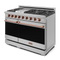 48 Inch Professional Lp Range With Pro-style Knobs In Stainless Steel/rose Gold Gordon Ramsay Series