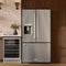 36 In. 28.9 Cu. Ft. Standard-depth French Door External Water Dispenser Refrigerator With Dual Ice Maker In Fingerprint-resistant Stainless Steel