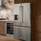 36 In. 28.9 Cu. Ft. Standard-depth French Door External Water Dispenser Refrigerator With Dual Ice Maker In Fingerprint-resistant Stainless Steel