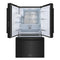 36 In. 28.9 Cu. Ft. Standard-depth French Door External Water Dispenser Refrigerator With Dual Ice Maker In Fingerprint-resistant Black Stainless Steel