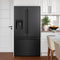 36 In. 28.9 Cu. Ft. Standard-depth French Door External Water Dispenser Refrigerator With Dual Ice Maker In Fingerprint-resistant Black Stainless Steel