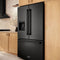 36 In. 28.9 Cu. Ft. Standard-depth French Door External Water Dispenser Refrigerator With Dual Ice Maker In Fingerprint-resistant Black Stainless Steel