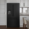 36 In. 28.9 Cu. Ft. Standard-depth French Door External Water Dispenser Refrigerator With Dual Ice Maker In Fingerprint-resistant Black Stainless Steel
