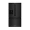 36 In. 28.9 Cu. Ft. Standard-depth French Door External Water Dispenser Refrigerator With Dual Ice Maker In Fingerprint-resistant Black Stainless Steel