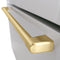 Autograph Edition 36 In. 28.9 Cu. Ft. Standard-depth French Door External Water Dispenser Refrigerator With Dual Ice Maker In Fingerprint-resistant Stainless Steel And Champagne Bronze Traditional Handles