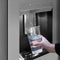 Autograph Edition 36 In. 28.9 Cu. Ft. Standard-depth French Door External Water Dispenser Refrigerator With Dual Ice Maker In Fingerprint-resistant Stainless Steel And Champagne Bronze Traditional Handles