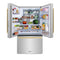 Autograph Edition 36 In. 28.9 Cu. Ft. Standard-depth French Door External Water Dispenser Refrigerator With Dual Ice Maker In Fingerprint-resistant Stainless Steel And Champagne Bronze Modern Handles