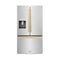 Autograph Edition 36 In. 28.9 Cu. Ft. Standard-depth French Door External Water Dispenser Refrigerator With Dual Ice Maker In Fingerprint-resistant Stainless Steel And Champagne Bronze Modern Handles