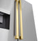 Autograph Edition 36 In. 28.9 Cu. Ft. Standard-depth French Door External Water Dispenser Refrigerator With Dual Ice Maker In Fingerprint-resistant Stainless Steel And Polished Gold Modern Handles