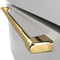 Autograph Edition 36 In. 28.9 Cu. Ft. Standard-depth French Door External Water Dispenser Refrigerator With Dual Ice Maker In Fingerprint-resistant Stainless Steel And Polished Gold Traditional Handles
