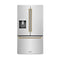 Autograph Edition 36 In. 28.9 Cu. Ft. Standard-depth French Door External Water Dispenser Refrigerator With Dual Ice Maker In Fingerprint-resistant Stainless Steel And Champagne Bronze Helix Handles