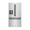 Autograph Edition 36 In. 28.9 Cu. Ft. Standard-depth French Door External Water Dispenser Refrigerator With Dual Ice Maker In Fingerprint-resistant Stainless Steel And Matte Black Traditional Handles