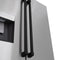 Autograph Edition 36 In. 28.9 Cu. Ft. Standard-depth French Door External Water Dispenser Refrigerator With Dual Ice Maker In Fingerprint-resistant Stainless Steel And Matte Black Traditional Handles