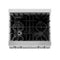 30 In. Legacy Gas Rangetop With 4 Burners And Porcelain Cooktop In Stainless Steel