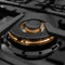 48 in. Classic Gas Rangetop with 8 Burners and Porcelain Cooktop in Black Stainless Steel