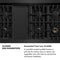 48 in. Classic Gas Rangetop with 8 Burners and Porcelain Cooktop in Black Stainless Steel