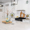 36" Porcelain Gas Stovetop with 6 Gas Brass Burners