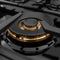 36 In. Classic Gas Rangetop With 6 Brass Burners And Porcelain Cooktop In Stainless Steel