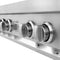 36" Porcelain Gas Stovetop with 6 Gas Brass Burners and Griddle