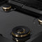 Autograph Edition 30 In. Legacy Gas Rangetop With 4 Burners And Porcelain Cooktop In Black Stainless Steel With Polished Gold Accents
