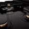 Autograph Edition 30 In. Legacy Gas Rangetop With 4 Burners And Porcelain Cooktop In Black Stainless Steel With Polished Gold Accents