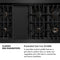 Autograph Edition 48 In. Classic Gas Rangetop With 8 Burners And Porcelain Cooktop In Black Stainless Steel With Champagne Bronze Accents