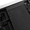 48" Porcelain Gas Stovetop with 7 Gas Burners and Griddle