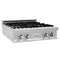 30 In. Legacy Gas Rangetop With 4 Burners And Porcelain Cooktop In Satin Stainless Steel
