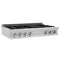 48 In. Classic Gas Rangetop With 8 Burners And Porcelain Cooktop In Satin Stainless Steel