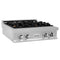 30 In. Legacy Gas Rangetop With 4 Brass Burners And Porcelain Cooktop In Satin Stainless Steel