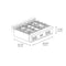 30 In. Legacy Gas Rangetop With 4 Brass Burners And Porcelain Cooktop In Satin Stainless Steel